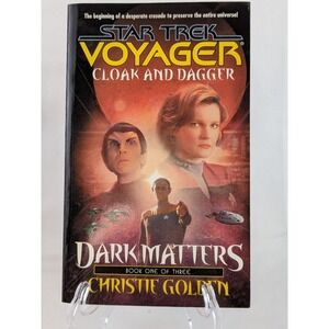 Star Trek Voyager Dark Matters Trilogy Book Set by Christie Golden